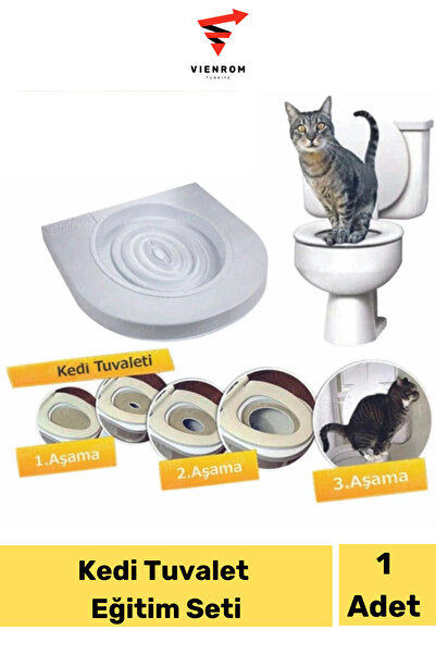 Vienrom #KediTuvaleti Wc Yavru Yetişkin Kedi Pati Kum Kabı Klozet Alıştırma K...