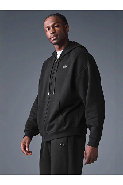 Alo casual hooded sweatshirt for both men and women, loose fit