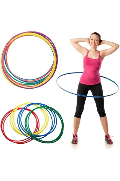 abnturk Büyük Boy Bel Çevirme Halkası 2 Adet Renkli Hulahop Çember 60cm En Hı...