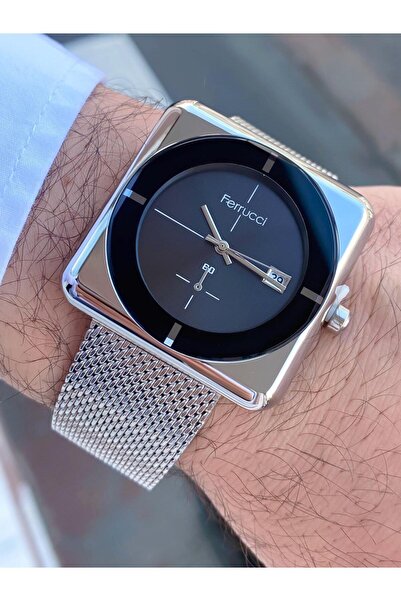 Ferrucci Men's Wicker Cord Wristwatch