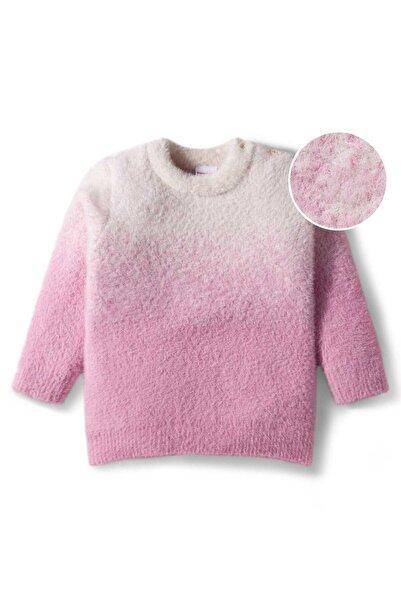 Babyhug Kit Full Sleeves Pullover Solid Sweater - Pink