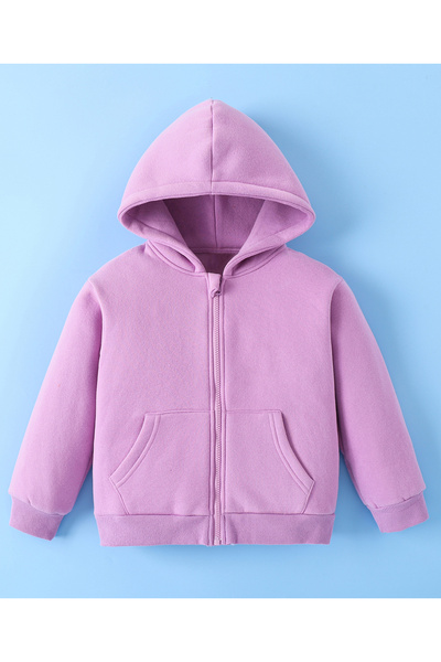 SAPS Solid Full Sleeves Hoodie - Purple