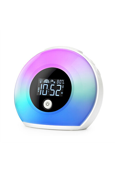 Arabest Wake-up light alarm clock–children's night light alarm clock with Blu...