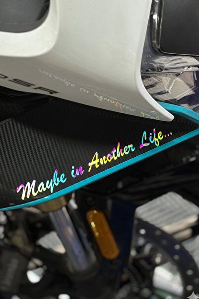 Banxtre Motosiklet ve Kask için Maybe in Another Life Sticker (20CM)