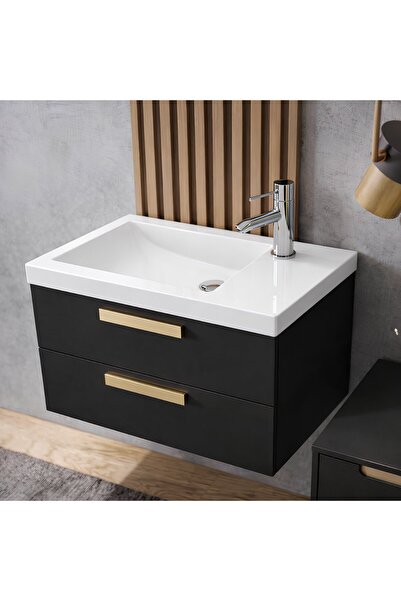Turavit İda Dikdörtgen Etajer Uyumlu Beyaz Lavabo 28x45 Cm ID0703