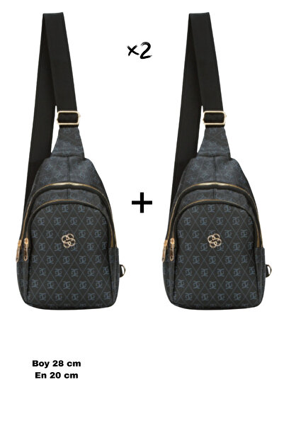 NEWISH POLO ACCESSORIES Women's Patterned Waist and Shoulder Bag for Daily Us...