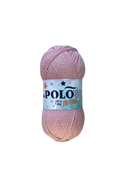 Polosu Candy Baby Brillo - El Ögü İpliği - 215 - Pudra Pembe