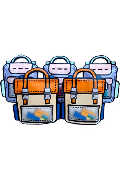 Arabest حقائب هدايا للحفلات من ترينديباغ، برتقالية وبنفسجية، بمقبض علوي، مزود...