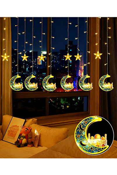 Generic Ramadan Lights. Battery-powered string lights , hanging Ramadan decor...