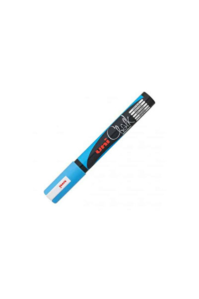 Uni Chalk Marker PWE-5M, with liquid chalk, 1.8-2.5 mm, blue