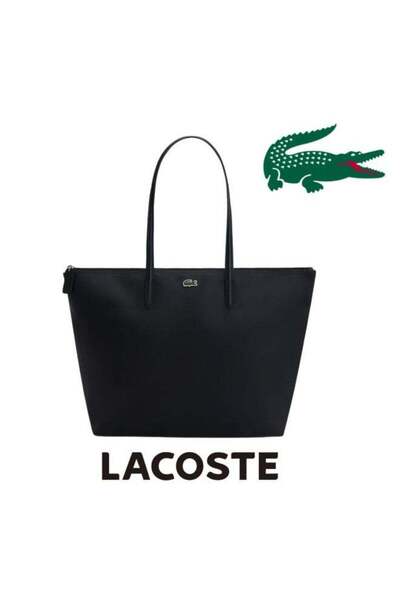 GENESE Women's Capacity Zipper Handbag Single Shoulder Bag Tote Bag Large Black