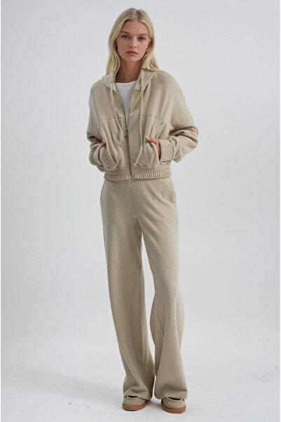 Lijuri Țesătură extra moale cu glugă Set sport 10301