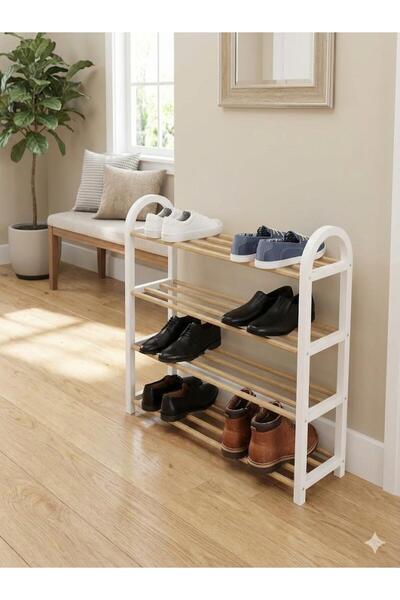 abnturk Modern Hatlara Sahip Fonksiyonel Tasarım Beyaz ve Ahşabın Mükemmel Uy...