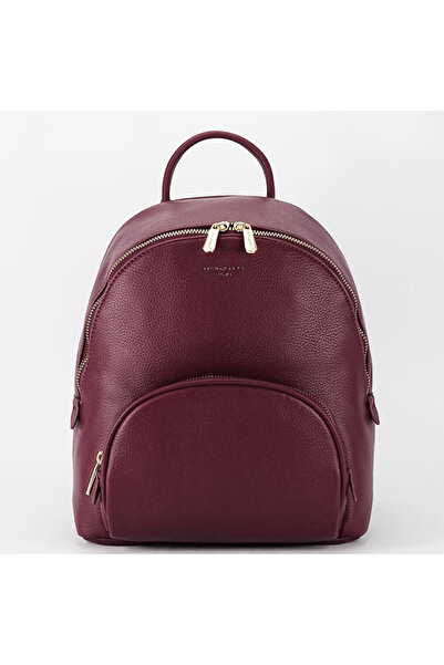 David Jones Casual burgundy backpack B-CM7800 18