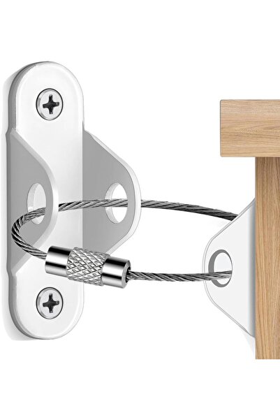 Arabest 10 Pack Furniture Anchors, Safety Anchor Furniture Fasteners to Wall ...