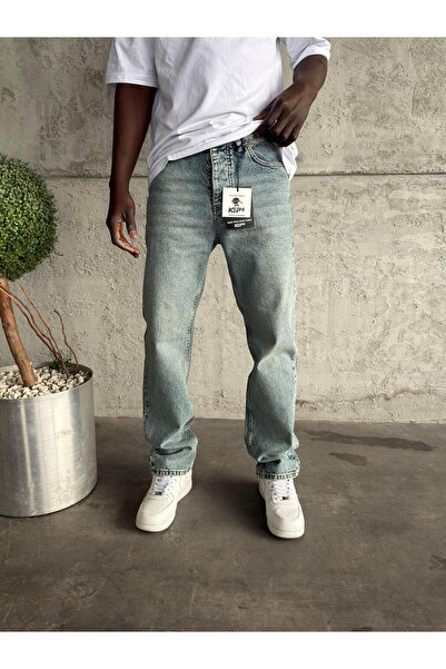 KağanKY Blue Washed Baggy Jean