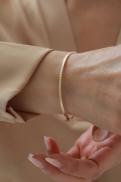 YAVUZ KUYUMCULUK 14 Ayar Altın Kalemli Kelepçe