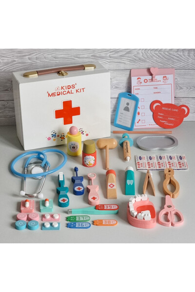 OEMN Trusă de medic dentist cu peste 20 de piese, pentru învățarea igienei or...