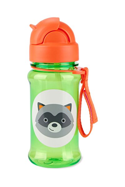 Skip Hop Zoo Tritan Straw Bottle - Raccoon - 355ml