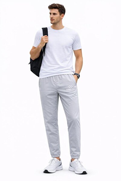 RAPAPA Pantaloni de trening pentru bărbați Summer Parachute Jogger – Croială ...