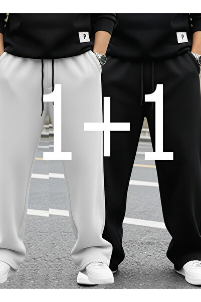 CAONNES Ανδρικό Oversize 2 τεμάχια Χειμερινό βαμβακερό εσωτερικό με μαύρο και...