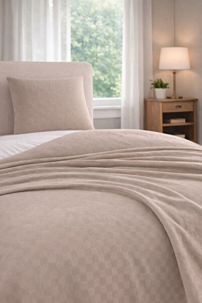 Lorateks الصبر |   غطاء وسادة مفرد من القطن بنسبة 100% من نوع بيكيه