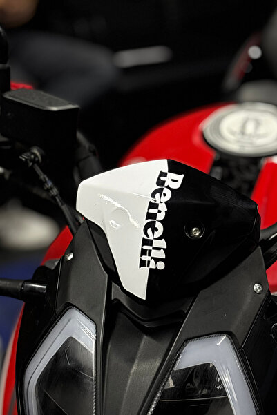Banxtre Benelli 125s için Benelli Yazılı Kafa Detay Sticker