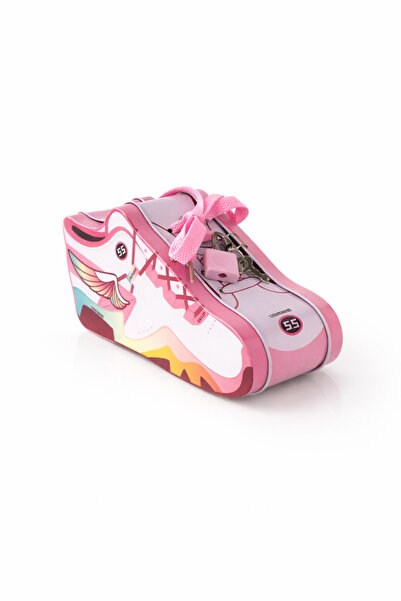 Jaju Baby Κουτί αποταμίευσης χρημάτων σε σχήμα παπουτσιού με κλειδαριά – Ροζ ...