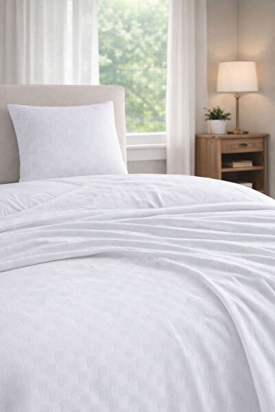 Lorateks الصبر |   غطاء وسادة مفرد من القطن بنسبة 100% من نوع بيكيه