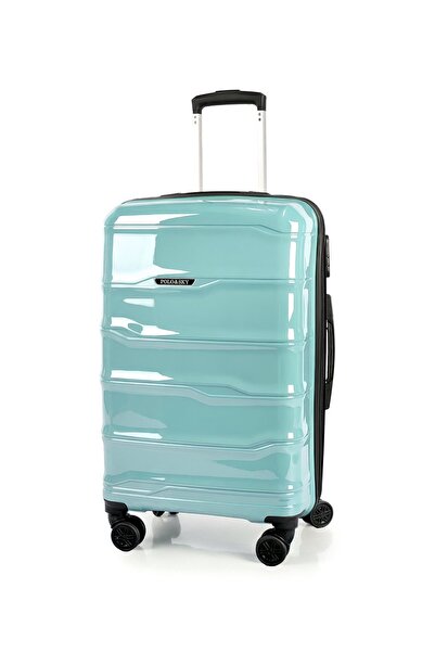 POLO&SKY Azra Model Mint Yeşili PP Polipropilen Kırılmaz Orta Boy Valiz Bavul