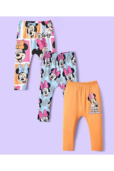 Babyhug Disney Interlock Diaper Leggings Minnie Mouse and Family (Pack of 3) ...