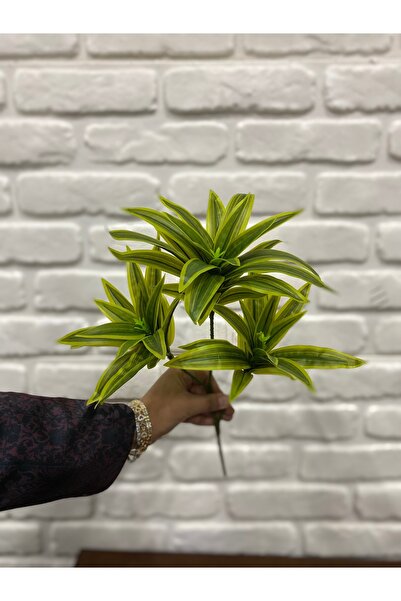 çiçek rengi dekor Artificial Green Dracaena Branch – Decorative Artificial Pl...