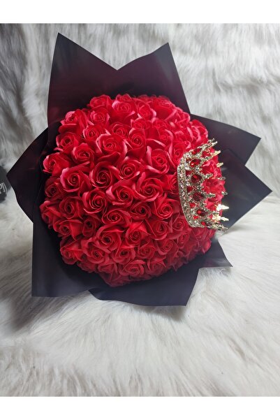 HAYATI Buchet Red Elegant XL – Buchet Rosu Romantic Marime 45 cm