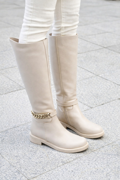 eformoda by emre yılmaz Beige Women's Boots Em2424