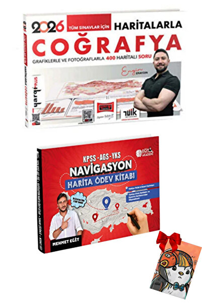 Eğit Akademi Tüm Sınavlar İçin Haritalarla Coğrafya 400 Haritalı Soru & NAVİG...