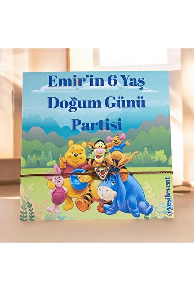 The Byzia Winnie The Pooh tigger Kart Tasarımı ile Konsept Fimo Boncuklu Bile...