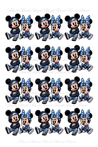 Aela.alc Set of 3 sheets of A4 stickers