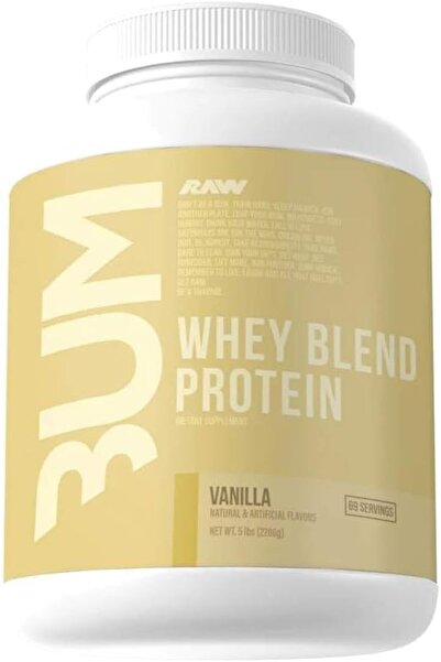RAW NUTRITION بروتين مصل اللبن الخام بنكهة الفانيليا من سي بي يو إم، 69 حصة