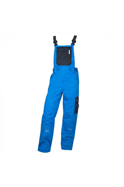 ardon Pantaloni de lucru albaștri 65% poliester, culoarea albastru, cu piepta...