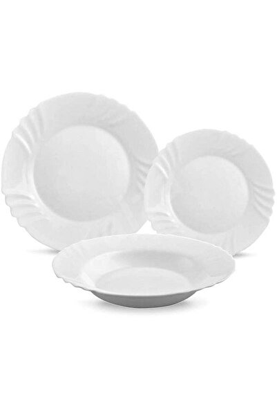 Bormioli Rocco Ebro 19-piece porcelain dinner service set