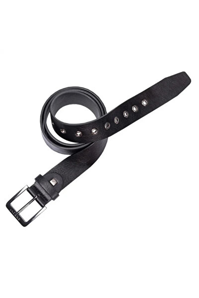ardon Black eco-leather belt, black color, BREXX