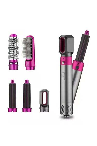 Arabest 5-In-1 Hair Dryer Curling Brush Set