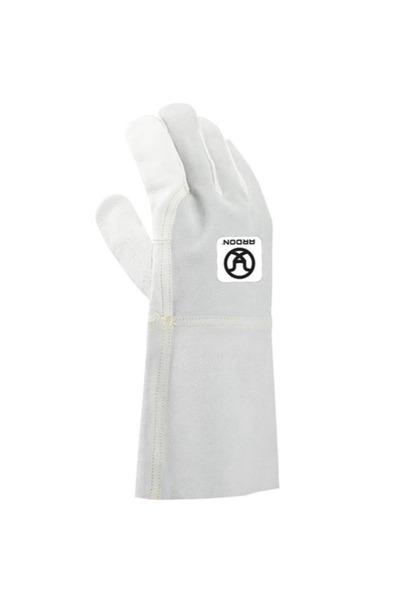 ardon Manusi sudori piele spalt bovina, culoarea alb, ata kevlar,15 cm, COY