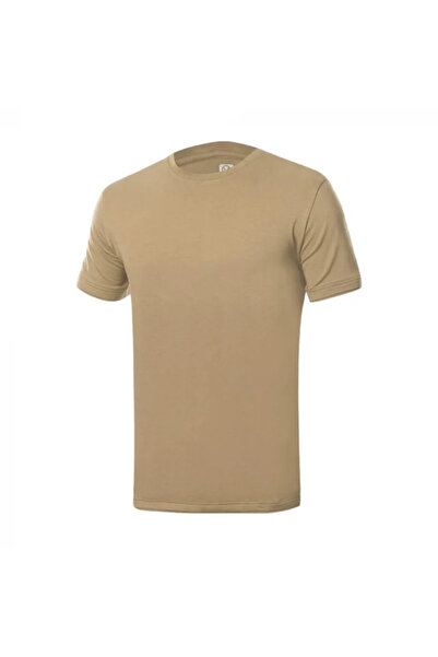 ardon Simple men's beige short-sleeved t-shirt, Trendy