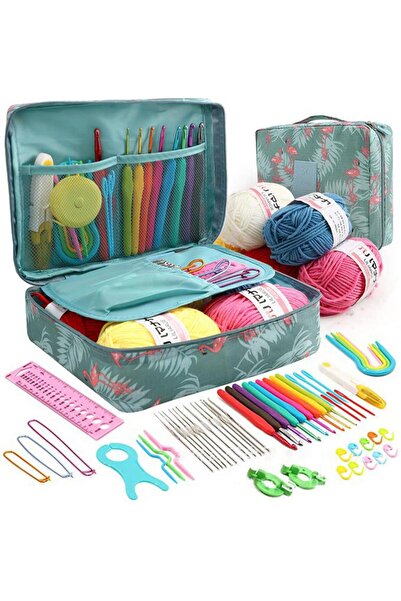 Arabest Crochet Hook Set with Yarn,Suitable for Beginners, Complete Crochet M...