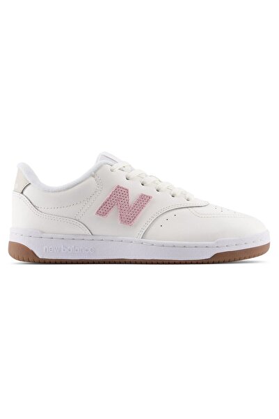 New Balance Women's Retro-Inspired White Sneakers - Model BBW80PPK