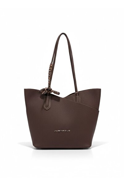 Just Polo Women's Handbag and Portfolio Handbag Set - Casual Stylish Bag with...