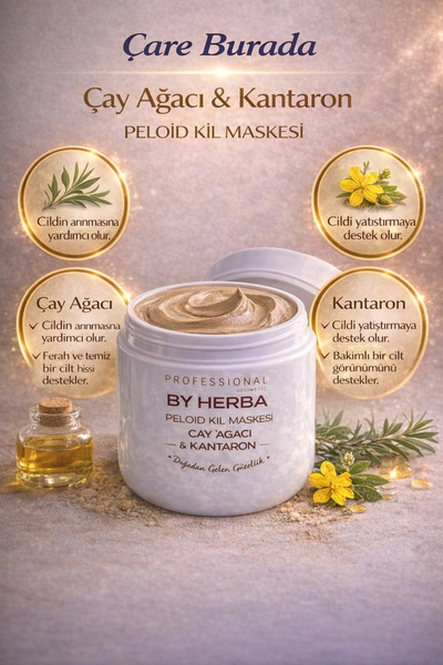 Çare Burada Çay Ağacı & Kantaron Özlü Kil Maskesi 400 Ml