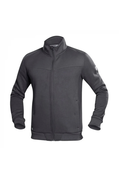 ardon Grey hoodie without hood, 50% cotton, 50% polyester, M007