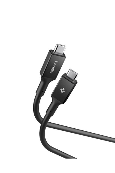 Spigen Cablu USB-C la USB-C esențial, 240W, 1,2m, negru